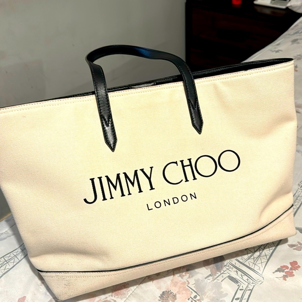 Jimmy Choo tote canvas